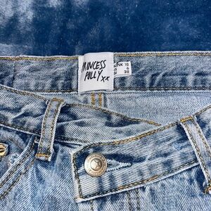 Princess Polly Light Blue Denim Pants